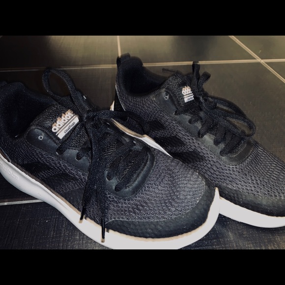 ADIDAS CloudFoam B&W Running Shoes - Picture 2 of 5